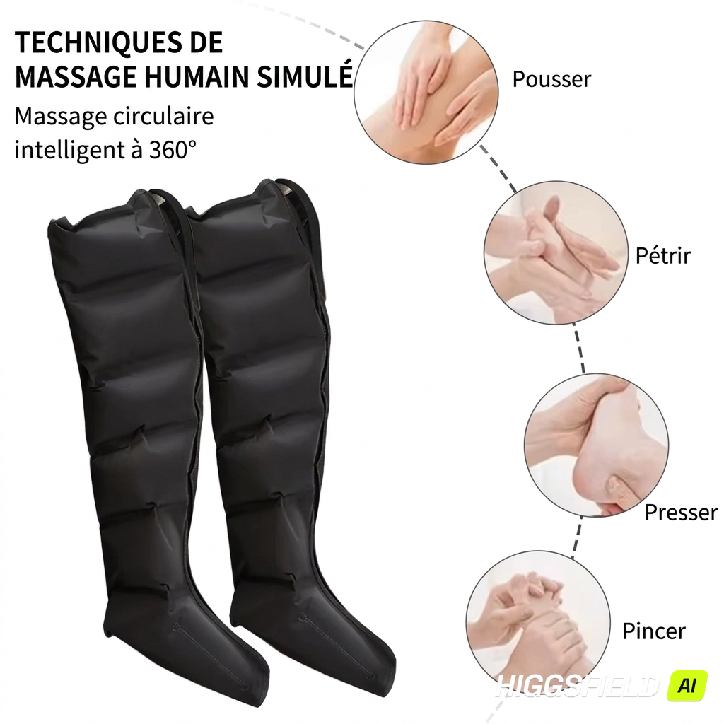 Bottes de pressothérapie - Lunova Boots